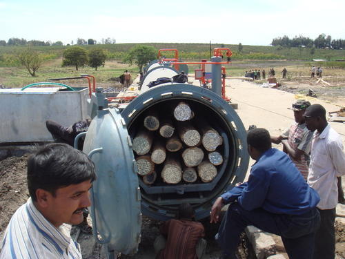 Electric Pole Treatment Plant